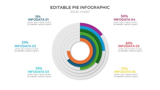 PowerPoint editable data infographic