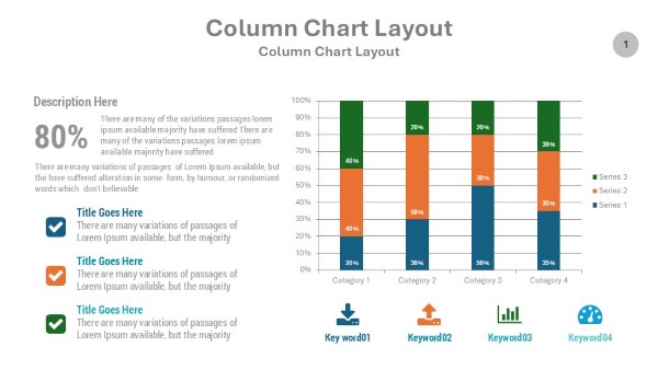 PowerPoint editable data infographic