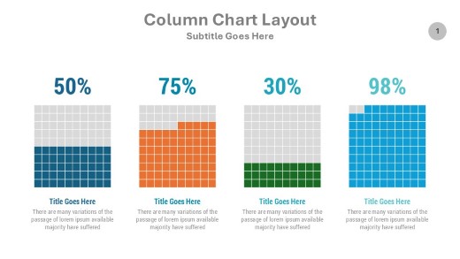 PowerPoint editable data infographic