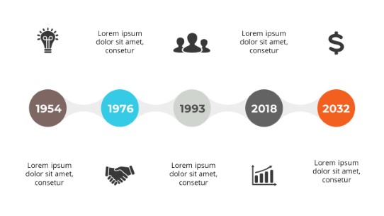 Timelines 18 PowerPoint Infographic pptx design