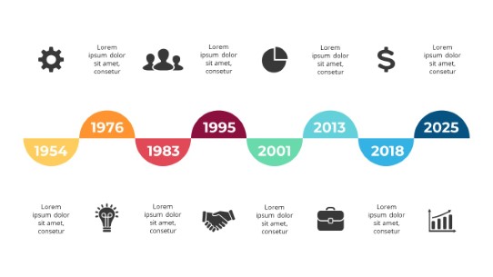 Timelines 33 PowerPoint Infographic pptx design