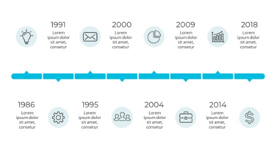 Timelines 44 PowerPoint Infographic pptx design