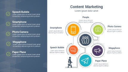 Marketing Content 009 PowerPoint Infographic pptx design