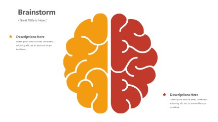 Brain Infographic Layout PowerPoint Infographic pptx design