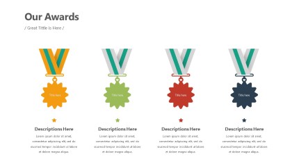 Awards Infographic Layout PowerPoint Infographic pptx design