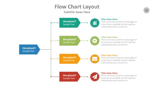 Flow Chart 037 PowerPoint Infographic pptx design