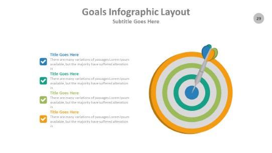 Goals 029 PowerPoint Infographic pptx design