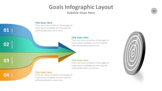 Goals 031 PowerPoint Infographic pptx design
