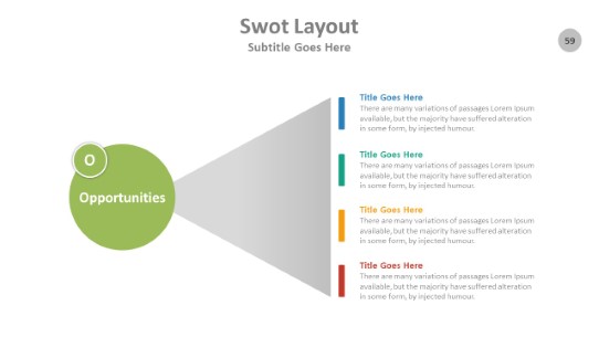 SWOT 059 PowerPoint Infographic pptx design