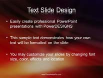 Gentle Light PowerPoint Template text slide design