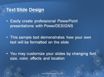 RoundAbout PowerPoint Template text slide design