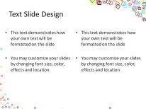 Abstract Color Squares PowerPoint Template text slide design
