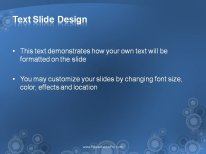 RoundAbout PowerPoint Template text slide design