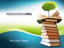 Growth From Knowledge PowerPoint template background in Education and ...