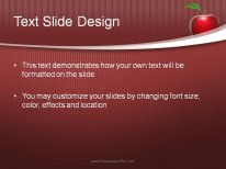 Teachers Apple PowerPoint Template text slide design