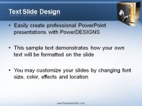 The Vault PowerPoint Template text slide design