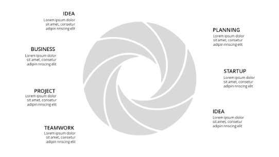 7 Steps Circle Spiral 98 PowerPoint Infographic pptx design