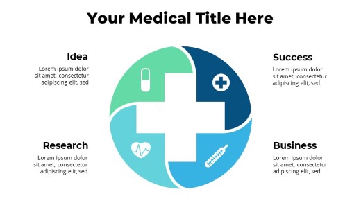 Medical Cross 01 PowerPoint Infographic pptx design