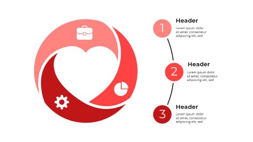 Medical Heart 03 PowerPoint Infographic pptx design