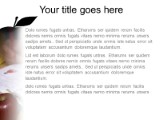 Apple PowerPoint Template text slide design