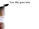 Apple PowerPoint Template text slide design